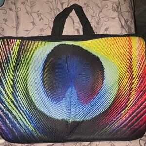 ★JUST REDUCED★ Peacock laptop/tablet case